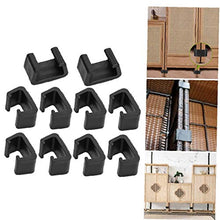Clip Outdoor Furniture Patio Wicker clip di plastica Divano Connect Clamps per sedie mobili da giardino del sofà 10PCS 4.25CM
