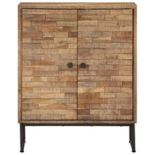 vidaXL 2x Credenza in Legno di Teak Recuperato Buffet Mobiletto Madia Armadio