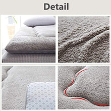 zyl Materasso futon da Terra coprimaterasso Singolo Giapponese Tatami Materassino da Campeggio Portatile Materasso Pieghevole Pieghevole (Colore: B Dimensioni: Twin-90x200cm)