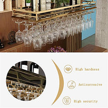 Arredamento per la casa Portabottiglie Portabottiglie industriale moderno in metallo per bicchieri da vino | Portabottiglie in acciaio inox | Braccio telescopico regolabile in altezza (30 60 cm) |