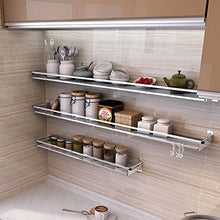 CHUANGCHUANG Mensole da Cucina in Acciaio Inox Mensole a Muro per scaffali di stoccaggio per condimenti a Parete (Design : 70)