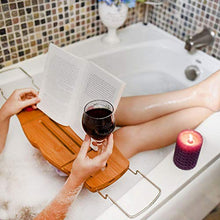 Vasca Da Bagno Vassoio, Pannello In Legno Massello In Acciaio Inox Telescopico Può Essere Collocato Sapone Tablet Smartphone Bicchiere Da Vino Tavolo Da Bagno, Adatto Per Casa Bagno Bagno Scaffale Vin