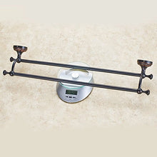SJQKA Portasciugamani Antica Porta - Asciugamani Tutto Rame Asciugamano Pole Doppio Polo Europeo Bagno Hardware Pendente Asciugamani del Bagno Gruccia