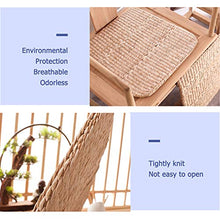 LTINN Paglia Intrecciata a Mano, Cuscino Tatami, Cuscino per Meditazione e adorazione, Tappetino Quadrato per Finestra a bovindo, giunco Naturale di Erba Tessuta a casa Traspirante