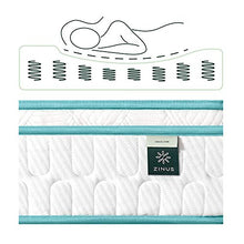 ZINUS Materasso ibrido a molle in memory foam | Materasso a molle interne Euro Top | Schiuma infusa al tè verde | 80 x 190 cm | Altezza 20 cm | Materasso in una confezione | Certificato OEKO-TEX