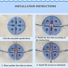 WCY Sgabello da Doccia, sedili per Il trasferimento del Bagno per Bambini con Foro di drenaggio, Sedile Rotondo Regolabile per Adulti - Sedile Addensato, Blu yqaae (Color : Blue)