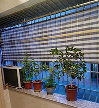 75-80% Telo A Rete Premium da Giardino Telo A Rete, Telo di Alta qualità Pannello per Piante da Fiori Patio Prato, Grigio + Bianco, 50g / ㎡ (Size : 2×4m)