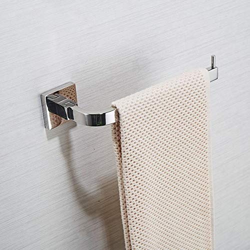 MBYW Portasciugamani Moderno Minimalista Portasciugamani Elegante per Il Bagno di Moda Portasciugamani per Hotel, portasciugamani in Acciaio Inox 304, Portachiavi con Anello per Asciugamano