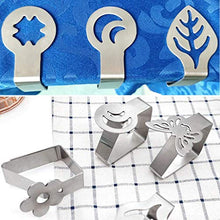 Mariisay Set di 4 Morsetti per Tovaglie Morsetti Chic per Tovaglie in Acciaio Inox Morsetti per Copritavoli Morsetti per Tovaglie Clip per Tovaglie Clip per Tovaglie per Esterni