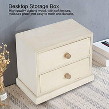 Deryang Organizer in Legno, Pratica Scatola portaoggetti da scrivania, con cassetti per contenitori per Gioielli da Ufficio in casa