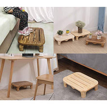 LZL Sgabello WC Sgabello Piede in Legno massello Sgabello Basso Bagno Bagno Water Antiscivolo Sgabello in Legno Soggiorno Ufficio poggiapiedi poggiapiedi Vasino Tozzo