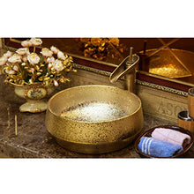 Lavandino del bagno del controsoffitto del lavabo artistico lussuoso artistico fatto a mano dell'Europa del bagno di ceramica di stile dell'Europa