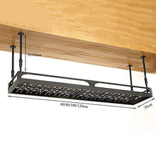 JHGJBJ Bronzo Appesa Vino Rack Metallo, Supporto 30-60cm Regolabile in Altezza Vetro Ferro Vino Appeso, Portabottiglie Estesa con Guardrail (Size : 100x35cm)