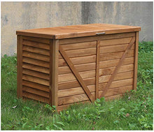 XLLLL Cassapanca da Esterno Baule Solido Naturale Armadio di Stoccaggio di Legno Solido Ventilato Anticorrosivo del Balcone del Giardino