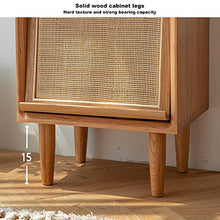 XJ Jia Xing Comodino, Solidi Domestici Semplice Legno Luce Comodino Creativo Semplice Camera di immagazzinaggio del Rattan Comodino comodini Camera da Letto