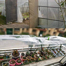 tendone da esterno impermeabile, 120 G / M² Telo Trasparente Resistente All'acqua Con Bordo Di Rinforzo E Occhielli Incorporati, Isolamento Vegetale, Tampone Contro L'umidità, Capanno(Size:2×3m/6×9ft)