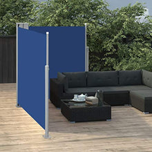 vidaXL - Tenda da sole laterale estensibile, 170 x 600 cm, colore: Blu