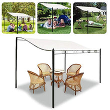 LIUXING Copertura per mobili Coperchio Superiore Blocco UV 3 Dimensioni dello Schermo di Sun dello Schermo della Vela Giardino Patio tendalino Parasole Canopy (Colore : Bianca, Dimensione : 2)