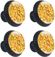 Retro modello quadrato diagonale Pomelli per Porta Set di 4 Pomelli per Mobili Manopole per Cassetti Cucina Armadio Vetro