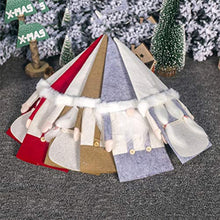 BESPORTBLE 2 Pezzi di Bottiglie di Vino di Natale Copre Ornamenti di Bambola di Gnomo di Peluche di Natale Decorazioni per la Cena di Natale Decorazioni per Feste di Natale (Grigio Bianco)