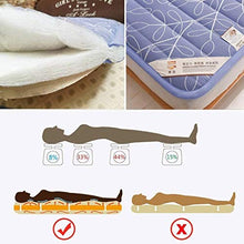 Huan Tatami Materasso Pieghevole Antiscivolo Mat Singolo Doppio Piano ottomano Sonno Dormitorio, Futon Materasso futon, Blu (Size : 150x200cm (59x79inch))