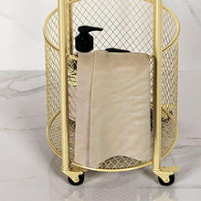 YIN YIN Carrello per Ripiani Carrello for mensole, cremagliera in Ferro battuto Grande capacità Mobile conveniente Bagno Sala da Pranzo Cucina Studio Rack, 3 Colori, 27X30X90CM Carrello a rulli
