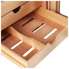 WRJY Cigar Humidor Scatola per sigari Armadio per sigari, umidificatore per sigari in Legno di Cedro Importato Vernice per Pianoforte a 4 Strati di Grande capacità, con umidificatore e
