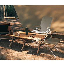 XZQ Tavolo Pieghevole da Esterno Campeggio PIC Nic da Viaggio Barbecue Portatile Patio Giardino Festa in Legno Massello 4-6 Persone