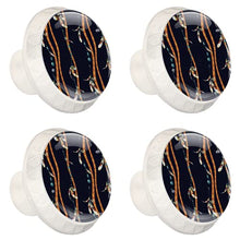 Maniglie per cassetti Manopole per cassetti Manopole rotonde Confezione da 4 per armadietto, cassetti, cassettiere, cassettiere ecc - Piume Di Uccelli E Bigiotteria