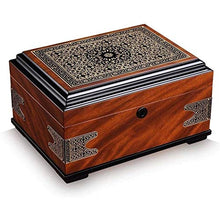 AMOYEE Sigaro Siguard Humidor Humidor, Stampa retrò Europea Emboss Cedar in Legno massello di Legno Grande Cabinet di Cigaro