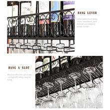 Unknow Portabottiglie Portabottiglie, Portabottiglie Portabottiglie Appeso Portabottiglie Calice Portabottiglie Bicchiere Calici Organizer Asciugatrice per Cucina Domestica Bar Pub Giardino Ristora
