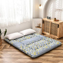 LXSHMF Spesso Futon Pavimento Materassi,Morbido Portatile Materasso Doppia Singolo Giapponese Futon,Giapponese Tatami Materasso da Terra Pieghevole Materasso
