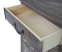 Serie Vintage portabottiglie per vini Lucan legno paulonia 31x48x76cm ~ marrone