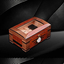 ZLMMY Humidor for sigari in Vetro - capacità 100 sigari ， Lacca Alta