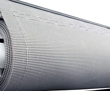 QUICK STAR Tendalino a Morsetto 250 x 130 cm Vetrina Manuale Terrazza per Giardino per Esterni Balcone Grigio