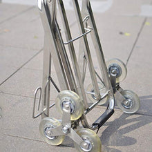 Carrello Pieghevole in Acciaio Inox Carrello Carrello Pieghevole per Arrampicata a 6 Ruote