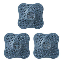 Huante - Tappo per lavandino da cucina, 3 pezzi, per lavandino, lavabo, per lavabo, lavabo, colore: blu