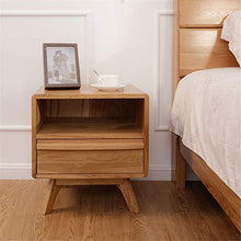 Comodino Comodino legno Governo di immagazzinaggio Multi-Function bagagli Mobili Comodino for Camera da letto Camera Perfetto per qualsiasi camera da letto ( Color : Natural wood , Size : 45x40x48CM )