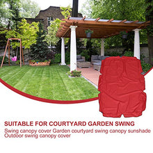 Yardwe Top Altalena Copertura della Volta di Ricambio Ombra della Copertura Impermeabile di Blocco UV per Sedia Altalena Tenda Esterna Giardino Patio