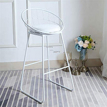 Tivivose. Nuova Sgabello da bar Sgabello De Bar Semplice Bar Stool Ferro battuto Bar sedia dell'oro alto Sgabello moderno Sedia da pranzo nordici Pub Accessori (Color : 65cm F)