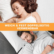 Maxzzz Topper 90 x 200 cm, 7,6 cm di altezza, in memory foam, con 2 in 1, coprimaterasso ortopedico con rivestimento rimovibile e lavabile, coprimaterasso per letti scomodi e divani letto