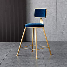 FACC Sgabelli da Bar Velluto, Sgabello da Bar Alto, Sgabelli da Bar Moderni, Sgabelli Bar Bianchi, con Sedile Posteriore E Rotondo, per Kitchen Dining Living Bistro Pub