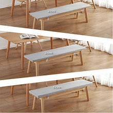 Yzzlh - Cuscino per panca da giardino, 2 o 3 posti, spessore 2/3/5 cm, per cucina, casa, esterno, 30 x 160 x 3 cm, colore: grigio chiaro