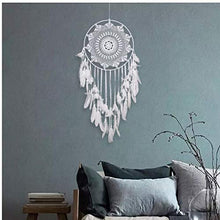 Dream Catcher Hanging decorazione della parete di tessuto Handmade Large White Dream Catcher con Piume per accessori per la casa in camera Mobili da giardino