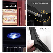 Umidificatori Humidor Piccolo Mini Armadio Per Sigari Con Controllo Della Temperatura Costante Armadio Di Controllo Dell'umidità Idratante Elettronico Del Frigorifero Domestico Scaffale Per Sigari 200