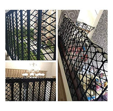 WaiMin Rete di protezione for scale nera Rete di sicurezza for balcone Rete tessuta a mano Decorazione murale Rete Rete for gatti Rete anticaduta Rete for recinzione 100mm * 100mm Maglia 6mm Corda Wai