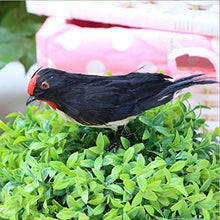HAOZHAO Imitazione Animale Piuma Artificiale Rondine Uccello Statua Yard Albero Prato Ornamento Scultura Decorazione Giardino Artigianato (Ships from : China)