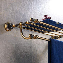 GAL Ragazza Portasciugamani in Ottone Dorato con Set di Accessori for Il Bagno in Bagno