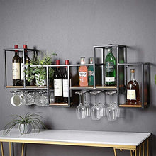 Portabottiglie da Parete, Espositore per Vino in Metallo in Stile Industriale retrò, Mensola Creativa per La Decorazione di Bar in Cucina