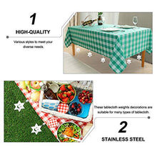STOBOK 4Pcs Pesi Tovaglia Copertura di Tabella del Pendente di Clip su Grucce Gonna Tavolo Morsetti per Picnic all' Aperto Giardino Stelle